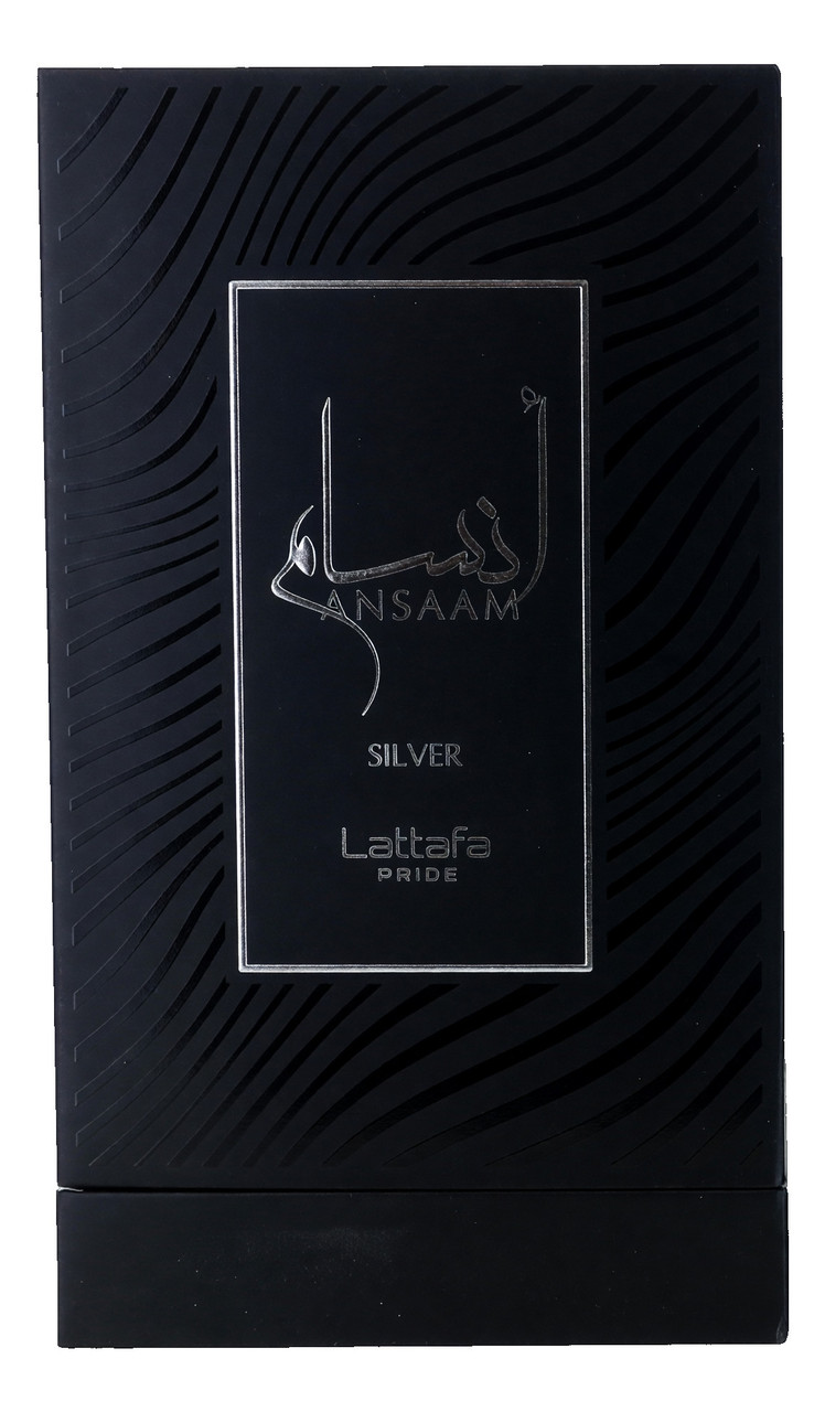 Ansaam Silver by Lattafa, 3.4 oz EDP Spray for Unisex