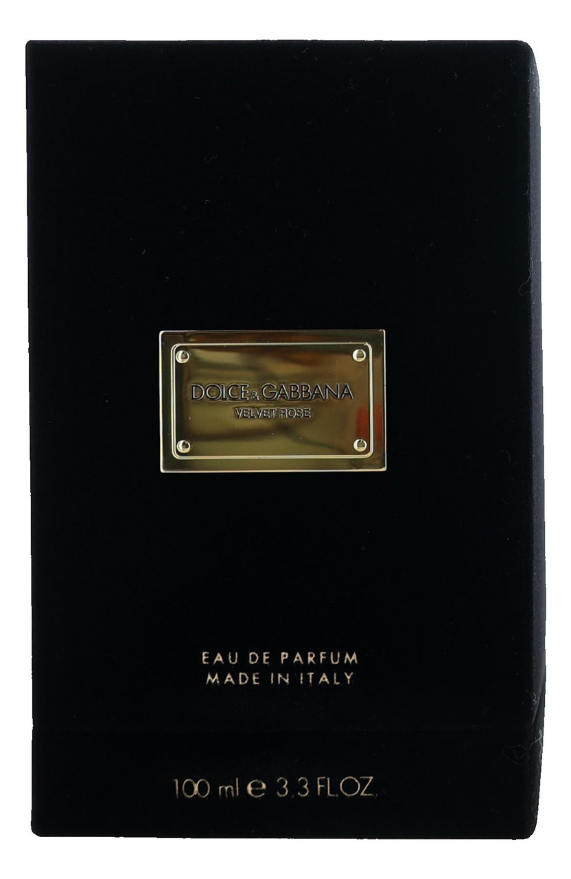 Velvet Rose by Dolce & Gabbana, 3.3 oz EDP spray for Unisex