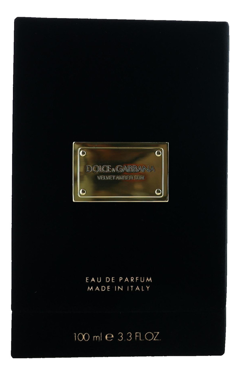 Velvet Amber Sun by Dolce & Gabbana, 3.3 oz EDP Spray for Unisex