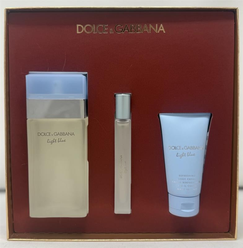 Light Blue by Dolce & Gabbana 3 Piece Gift Set for Women Outlet