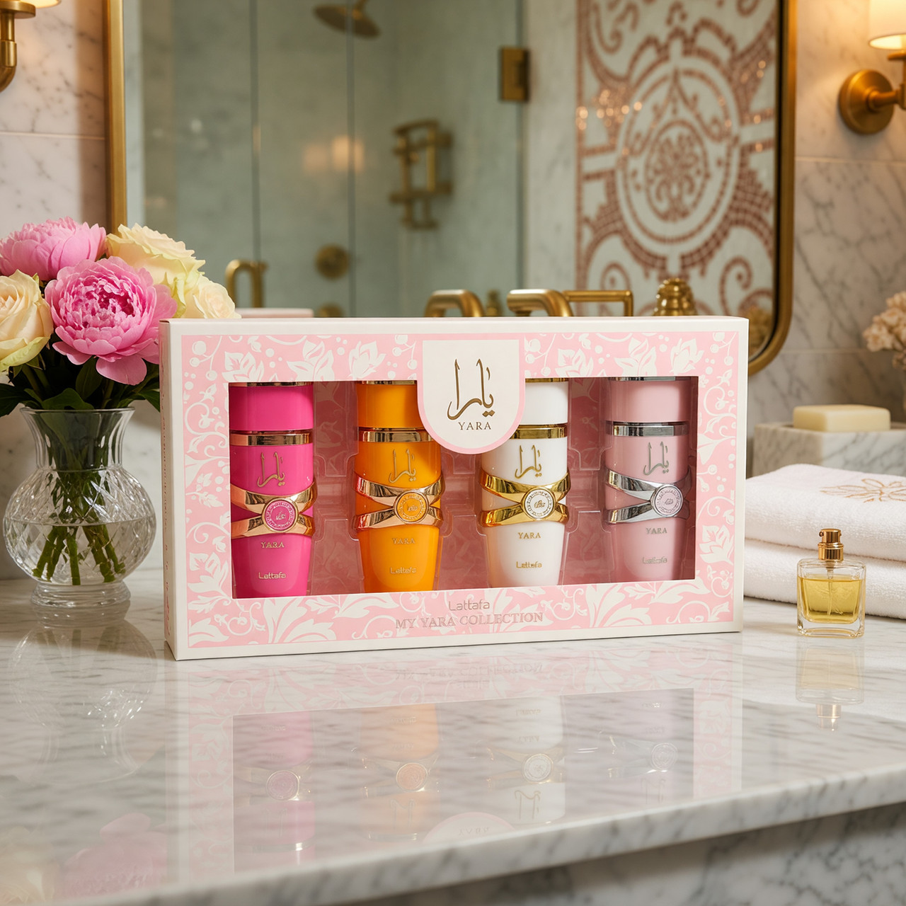 My Yara Collection by Lattafa, 4 Piece Set for Women