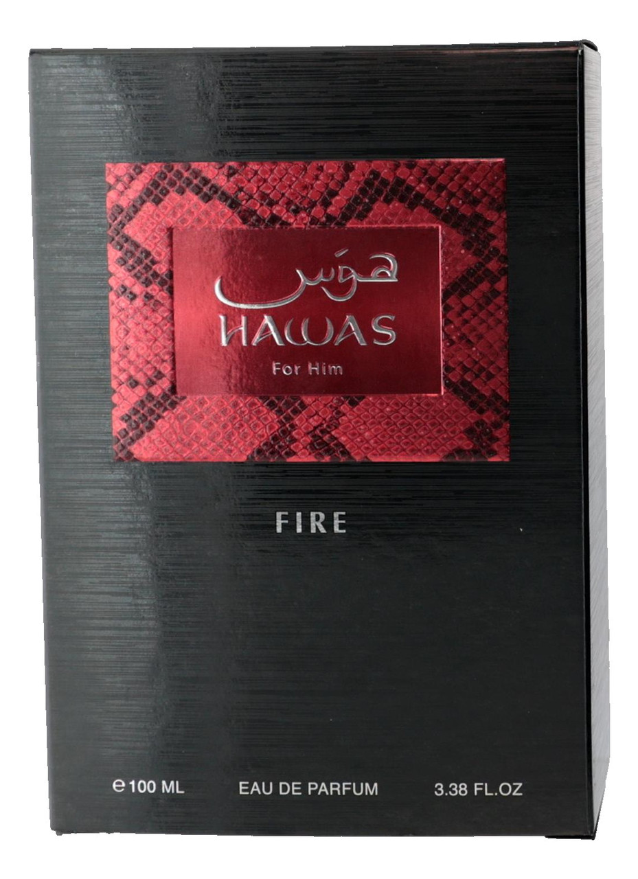 Hawas Fire by Rasasi, 3.3 oz EDP Spray for Men
