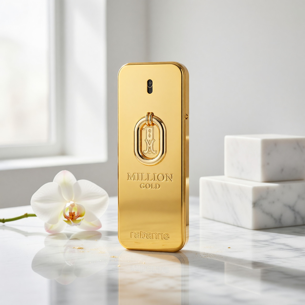 1 Million Gold by Paco Rabanne, 3.4oz EDP Intense spray men, UNBOXED