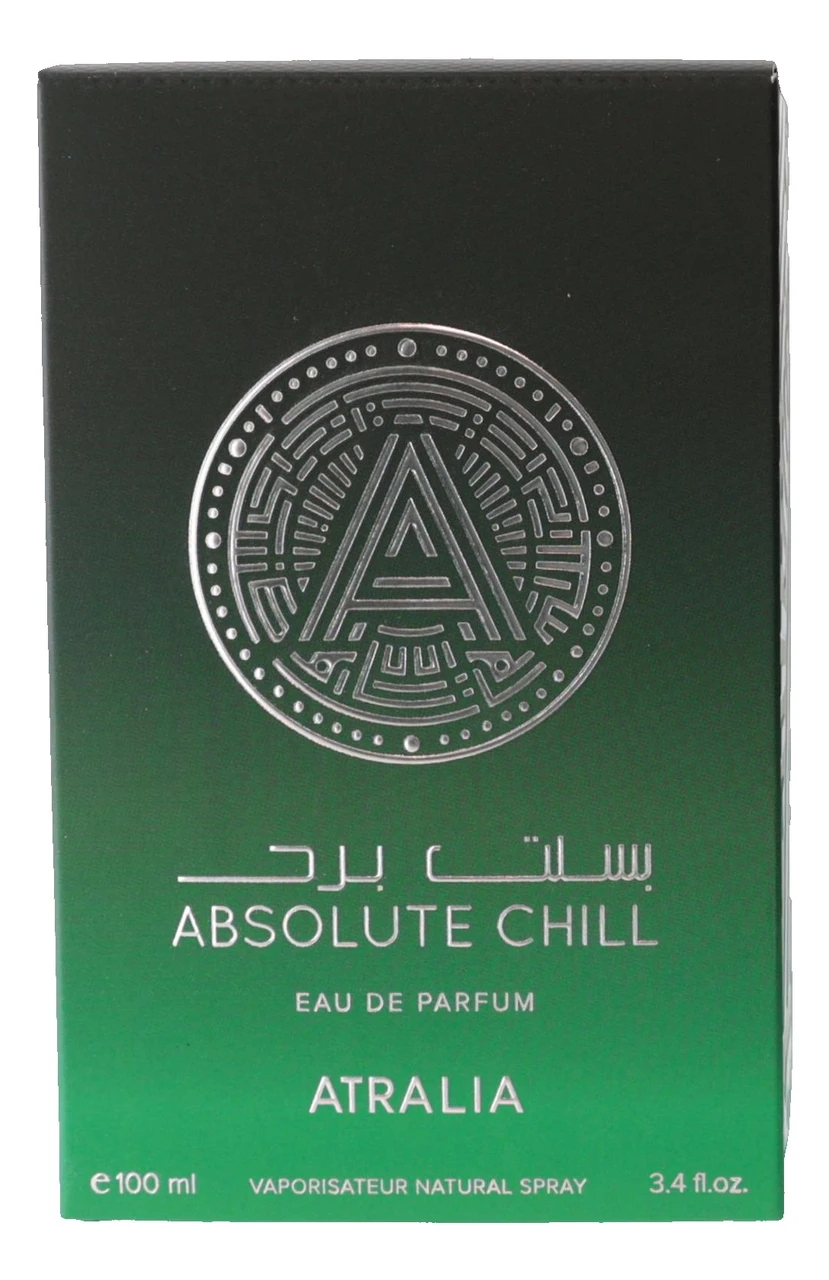 Absolute Chill Notes Absolute Chill by Atralia, 3.4 oz EDP Spray for Unisex