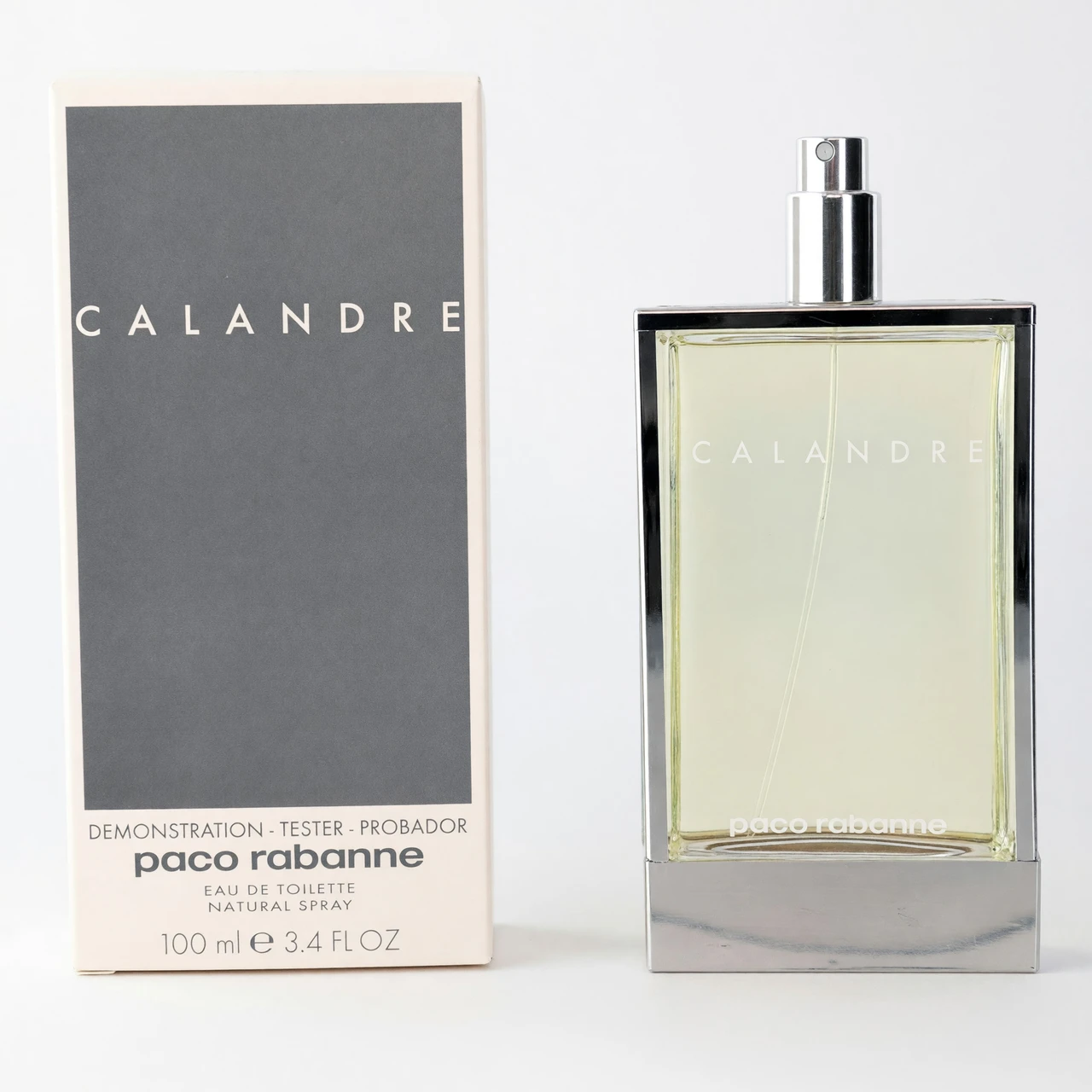 Calandre by Paco Rabanne, 3.4 oz EDT Spray for Women TESTER