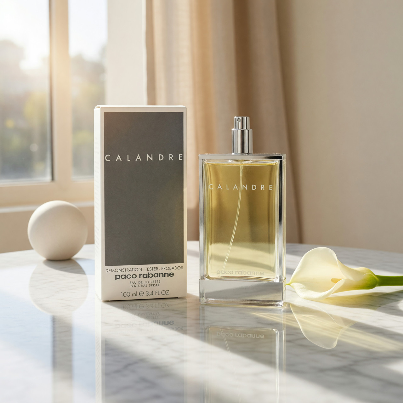 Calandre by Paco Rabanne, 3.4 oz EDT Spray for Women TESTER