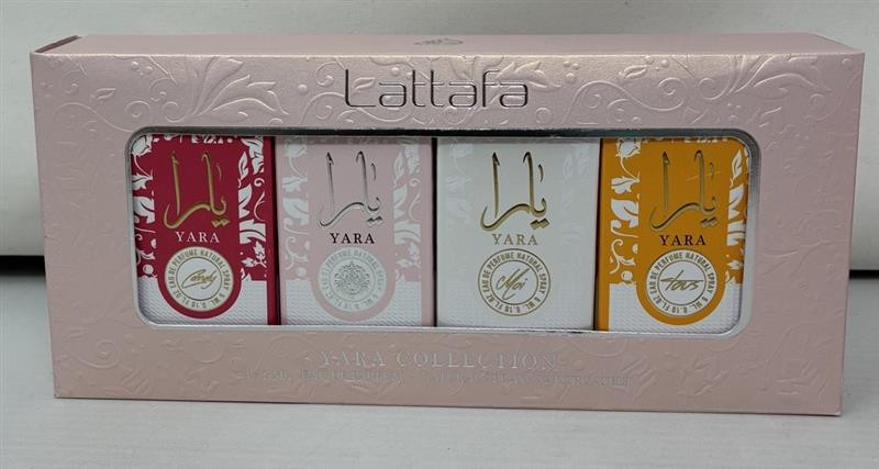 Yara Collection by Lattafa 4 Piece Gift Set for Women Outlet