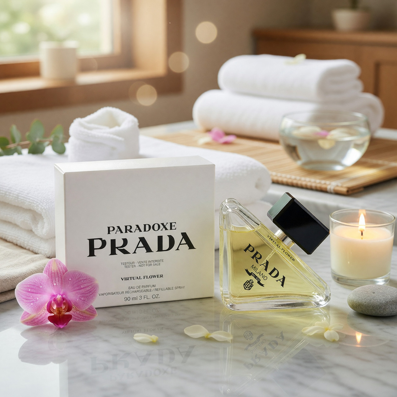 Prada Paradoxe Virtual Flower by Parada, 3oz EDP Spray women TESTER