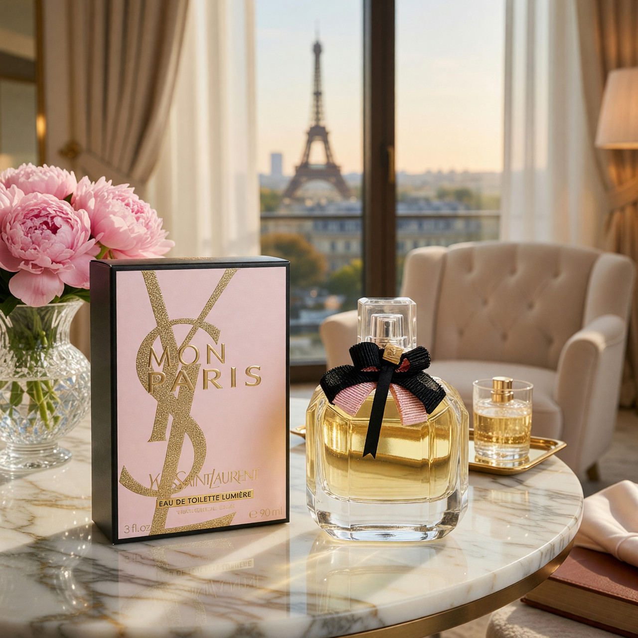Mon Paris by Yves Saint Laurent, 3 oz EDT Lumiere Spray for Women