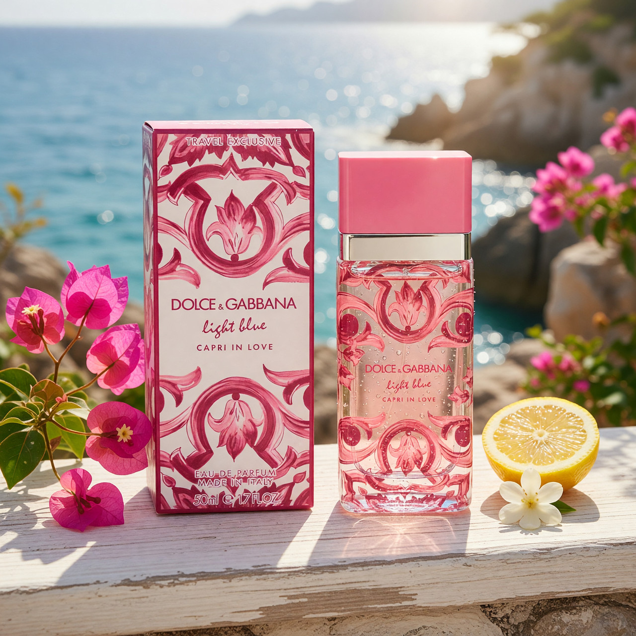 Light Blue Capri In Love Rosa by Dolce & Gabbana, 1.7oz EDP Spray