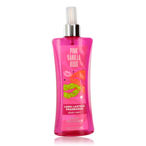 Pink Vanilla Kiss Fantasy by Body Fantasies, 8oz Fragrance Body Spray women