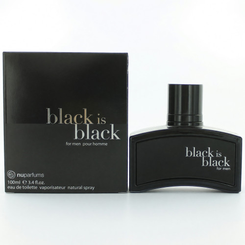 Black is Black Venom by NuParfums, 3.4 oz EDT Spray for Men