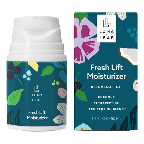 Luma & Leaf Fresh Lift Moisturizer, 1.7oz Peptide + Hibiscus Firming Moisturizer