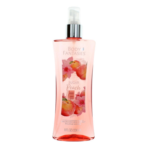 Sugar Peach by Body Fantasies, 8 oz Fragrance Body Spray for Women