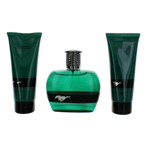Mustang Green by Mustang, 3 Piece Gift Set for Men Mustang Green by Mustang, 3 Piece Gift Set for Men