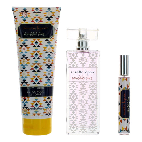 Beautiful Times by Nanette Lepore, 3 Piece Gift Set for for Women Beautiful Times by Nanette Lepore, 3 Piece Gift Set for for Women
