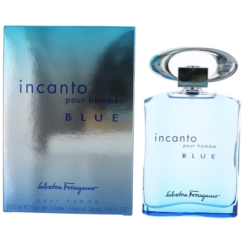 Incanto Blue by Salvatore Ferragamo, 3.4 oz EDT Spray for Men