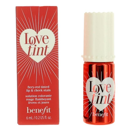 Love Tint by Benefit, 0.2 oz Fiery-red tined Lip & Cheek Stain