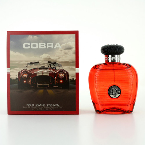 Cobra Blue by Carroll Shelby, 3.4 oz EDT Spray for Men