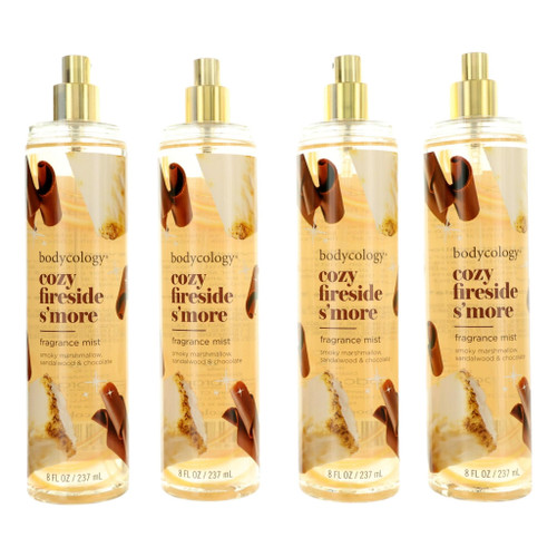 Cozy Fireside S'more by Bodycology, 4 Pack 8 oz Fragrance Mist women