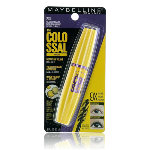 Maybelline The Colossal Mascara by Maybelline, .31oz Mascara - 231 Classic Black