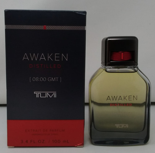 Awaken Distilled [08:00 GMT] by Tumi 3.4 oz Extrait de Parfum Spray for Men Outlet
