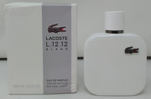 Lacoste L.12.12 White Blanc by Lacoste 3.3 oz Eau De Parfum Spray for Men Outlet Z6.3