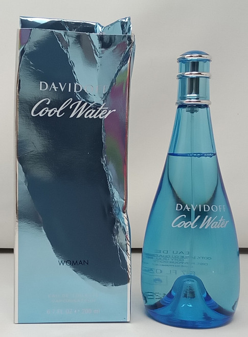 Cool Water by Davidoff 6.7 oz Eau De Toilette Spray for Women Outlet Z1.21