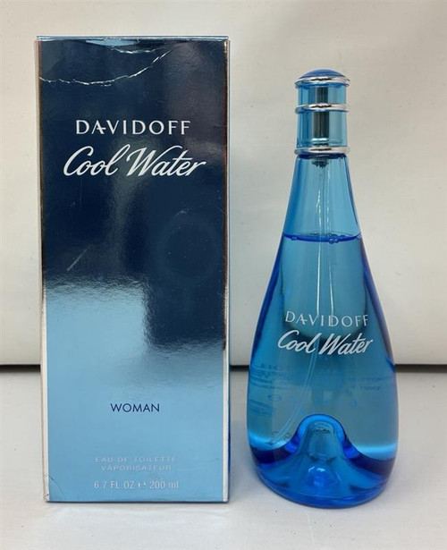 Cool Water by Davidoff 6.7 oz Eau De Toilette Spray for Women Outlet Z1.24