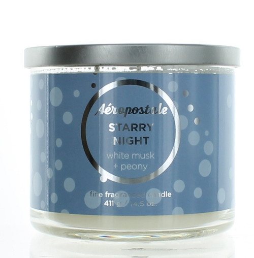 Aeropostale 14.5 oz Soy Wax Blend 3 Wick Candle - Starry Night