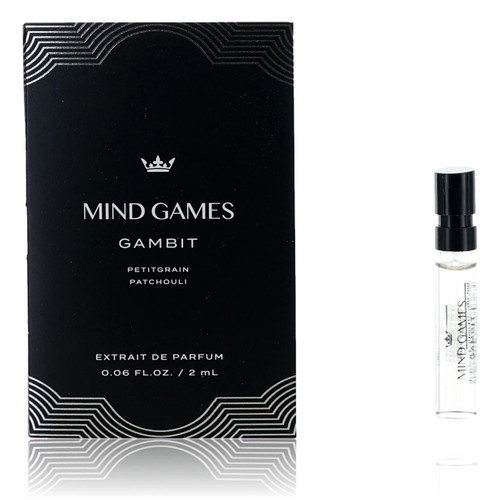 Gambit by Mind Games, 0.067 oz Extrait de Parfum for Unisex Sample
