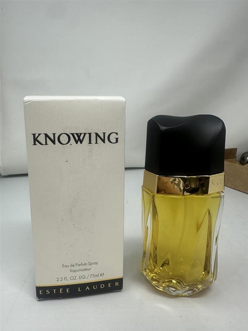 Knowing by Estee Lauder, 2.5 oz Eau De Parfum Spray for Women Outlet Knowing by Estee Lauder, 2.5 oz Eau De Parfum Spray for Women Outlet