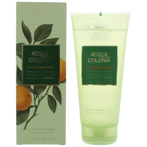 Acqua Colonia Blood Orange & Basil by 4711, 6.8oz Shower Gel for Unisex Acqua Colonia Blood Orange & Basil by 4711, 6.8oz Shower Gel for Unisex