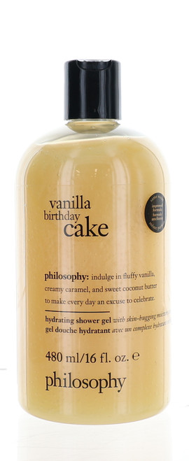 Vanilla Birthday Cake by Philosophy, 16 oz Shower Gel Vanilla Birthday Cake by Philosophy, 16 oz Shower Gel