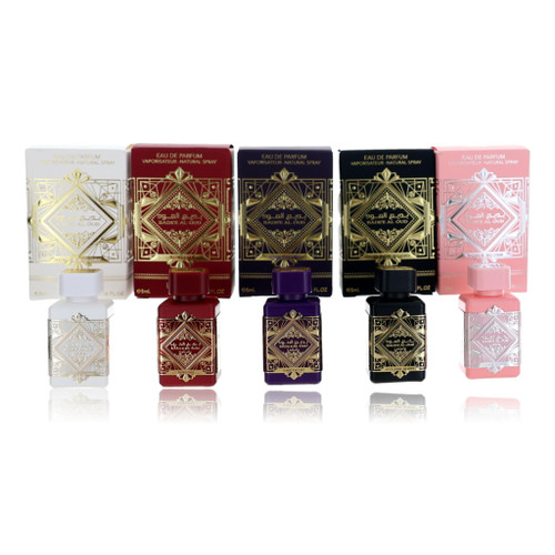 Bade'e Al Oud Collection by Lattafa, 5 Piece Gift Set for Unisex Bade'e Al Oud Collection by Lattafa, 5 Piece Gift Set for Unisex