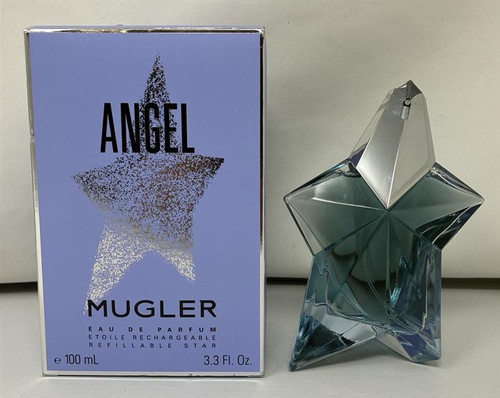 Angel by Thierry Mugler 3.4 oz Eau De Parfum Spray Refillable Star for Women Outlet Angel by Thierry Mugler 3.4 oz Eau De Parfum Spray Refillable Star for Women Outlet