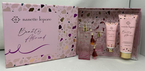 Beauty Abroad by Nanette Lepore 4 Piece Gift Set for Women Outlet Beauty Abroad by Nanette Lepore 4 Piece Gift Set for Women Outlet
