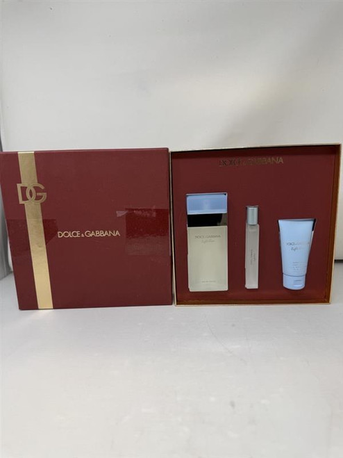 Light Blue by Dolce & Gabbana 3 Piece Gift Set for Women Outlet