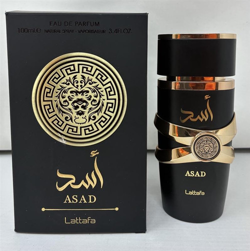 Asad by Lattafa 3.4 oz Eau De Parfum Spray for Men Outlet Z1.6