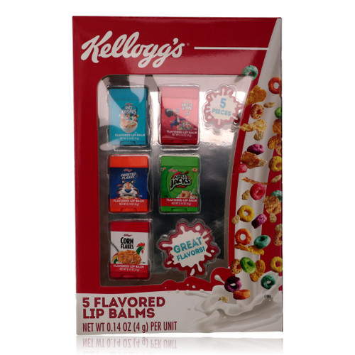Kellogg's by Kellogg's, 5 Piece Flavored Lip Balm for Kids