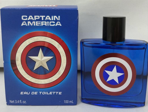 Captain America by Marvel 3.4 oz Eau de Toilette Spray for Men Outlet