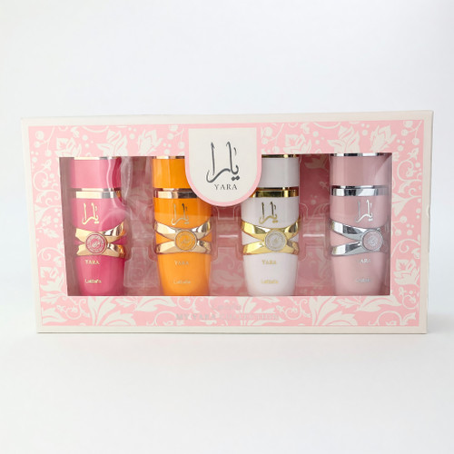Yara Collection by Lattafa, 4 Piece Gift Set for Women. Mini Set