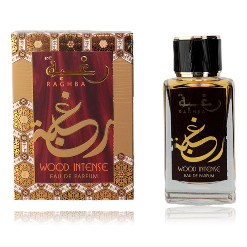 Raghba Wood Intense by Lattafa, 3.4 oz EDP Spray for Men
