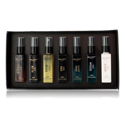 Bellavita Discovery Set by Bellavita, 7 Piece Set for Men