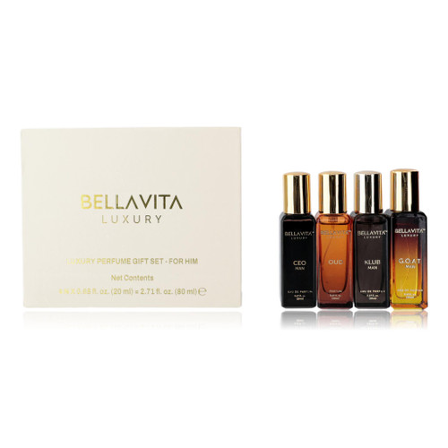 Bellavita by Bellavita, 4 Piece Luxury Gift Set for Men