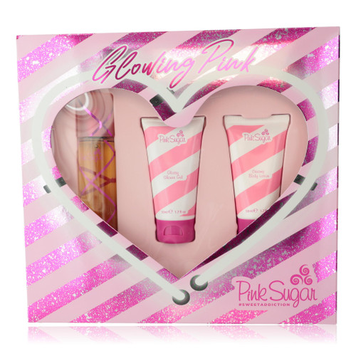 Pink Sugar by Aquolina, 3 Piece Gift Set for Women