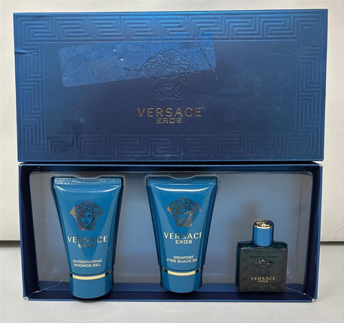 Eros by Versace 3 Piece Mini Gift Set for Men Outlet