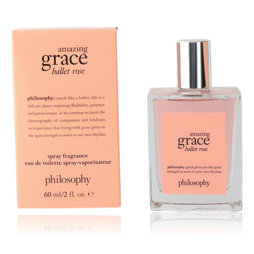 Amazing Grace Ballet Rose by Philosophy, 2 oz EDT Spray for Women