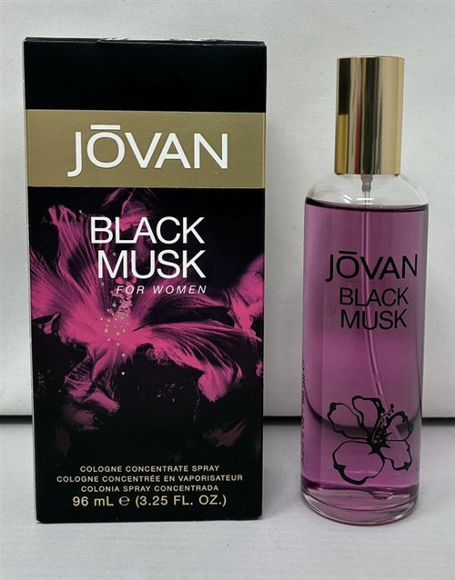 Jovan Black Musk by Coty 3.25 oz Cologne Concentrate Spray for Women Outlet