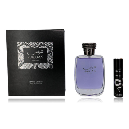 Hawas by Rasasi, 2 Piece Gift Set for Men 